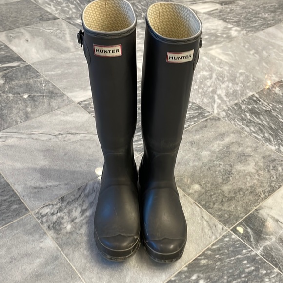Original tall hunter boots. Grey. - Picture 1 of 4